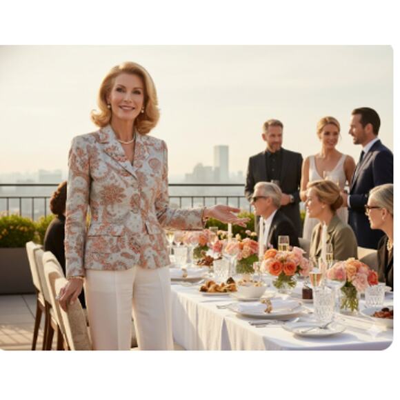 Peck & Peck Jackets & Blazers - Peck & Peck Paisley Tapestry Blazer | Vintage Style | Size 2 | Like New